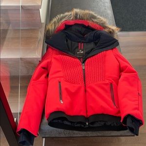 Women’s Post Card Fur Trimmed Down Jacket